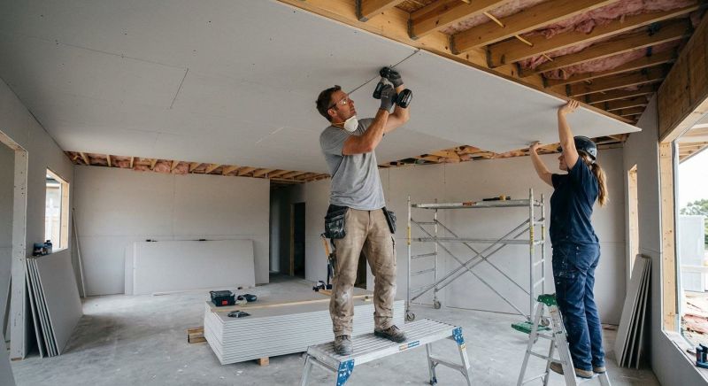 Bedroom Drywall Installation in Conroe, TX